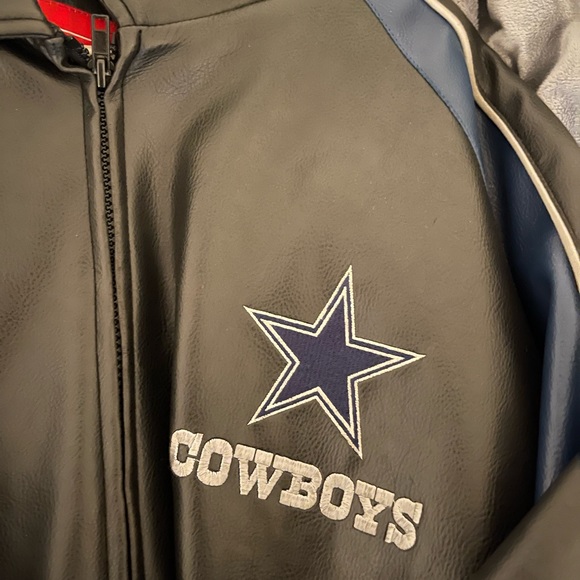 Cowboys Vintage Leather Jacket - Picture 3 of 9